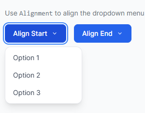 Drop-down button component